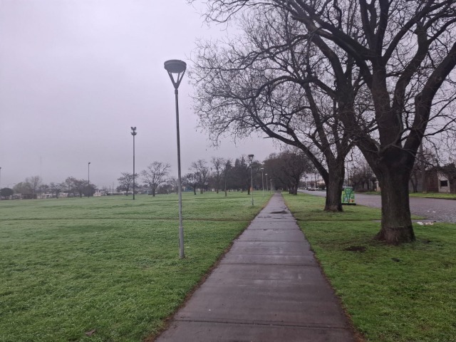 Ma�ana con neblina y una tarde con algo de sol en Olavarria